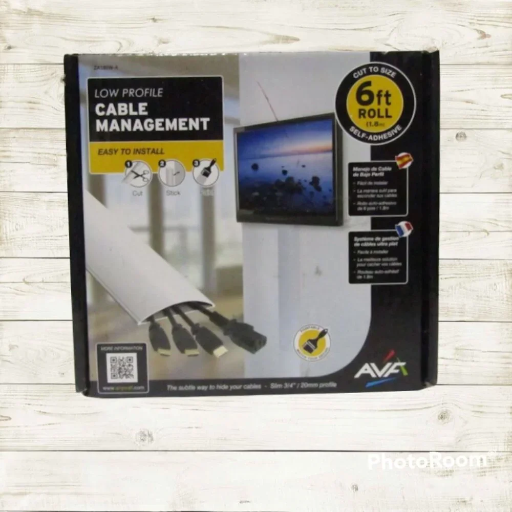 AVF Cable management 6 ft New Open Box avf